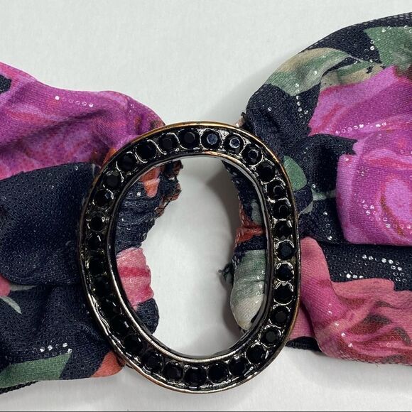 Beach Bunny Her Majesty Floral Bandeau Bikini Top - Picture 6 of 7